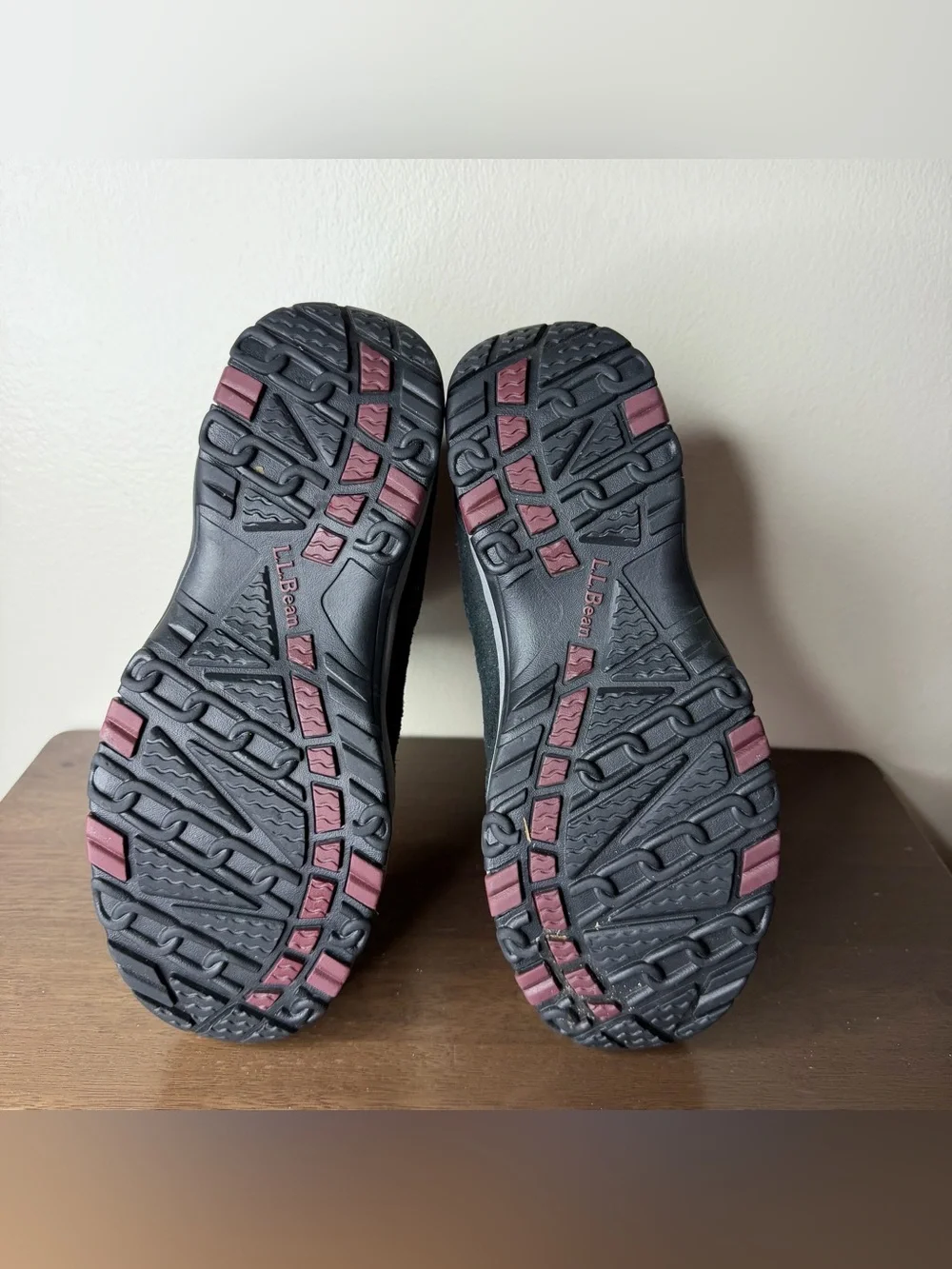 L.L.Bean Black Suede Waterproof TEK 2.5 Hiking Boots Sz 7 Womens
